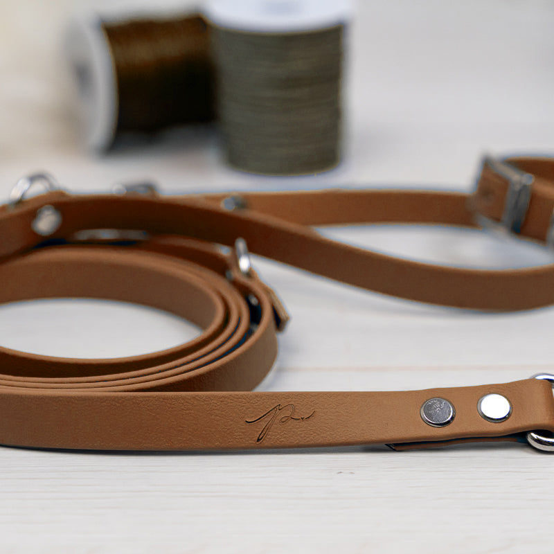 BioThane® Hundeleine | COGNAC