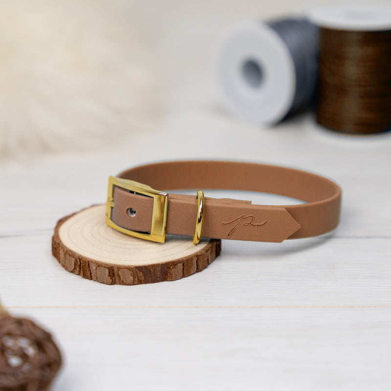 BioThane® Halsband | COGNAC