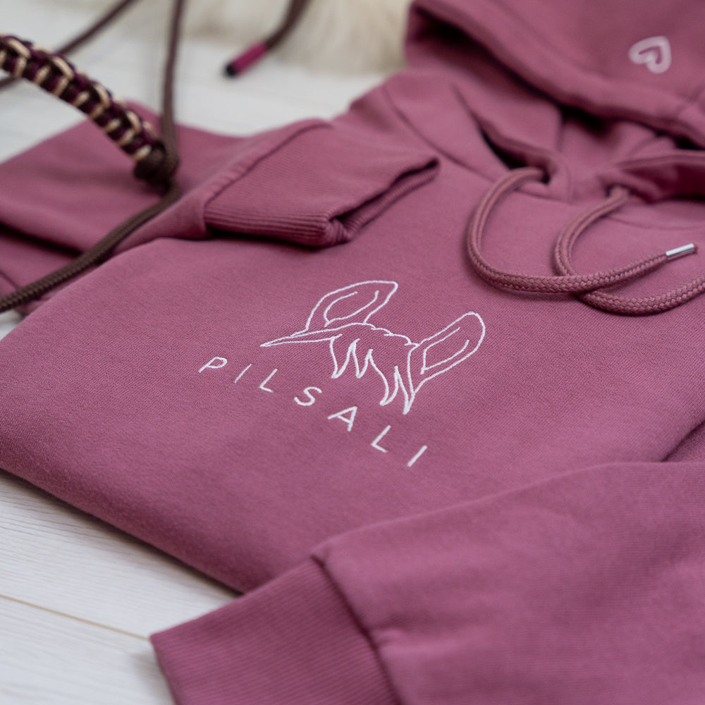 Hoodie "Pilsali" Dusty Rose
