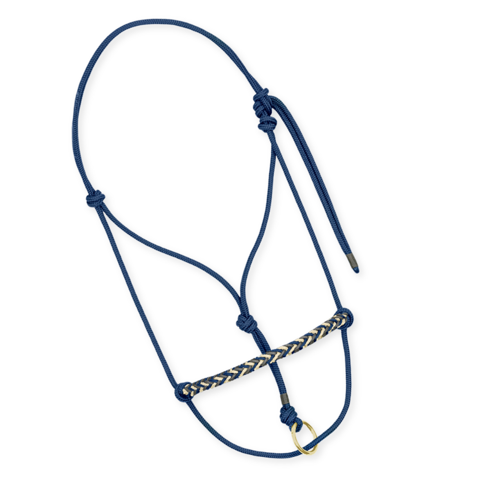 Knotenhalfter "Navy"