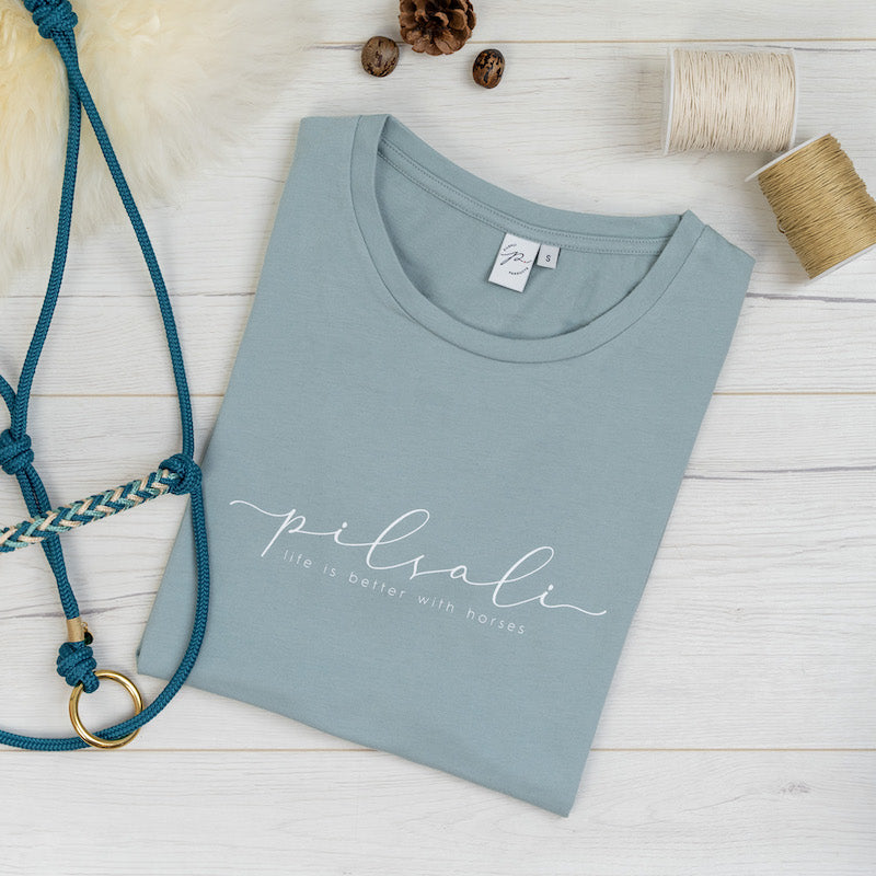 T-Shirt "Pilsali" Ice Blue