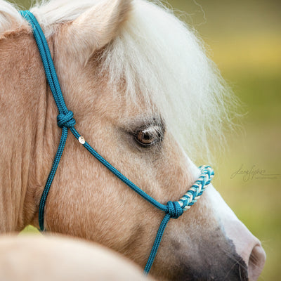 Knotenhalfter "Petrol"