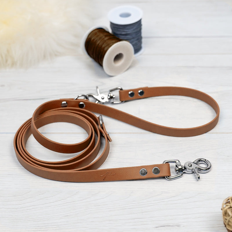 BioThane® Hundeleine | COGNAC