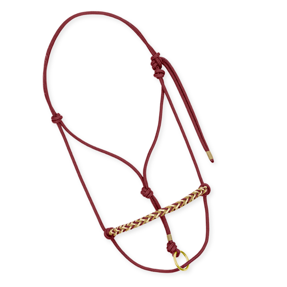 Knotenhalfter "Bordeaux"
