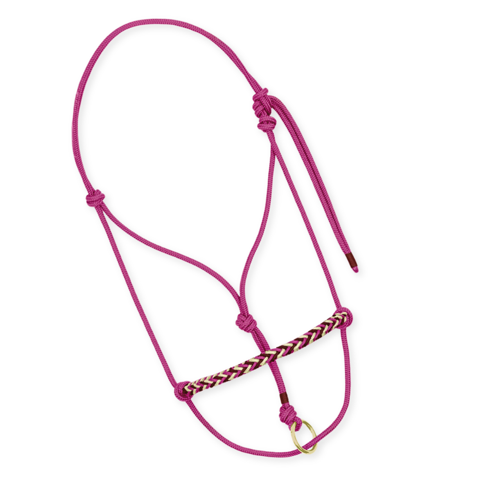 Knotenhalfter "Himbeere"