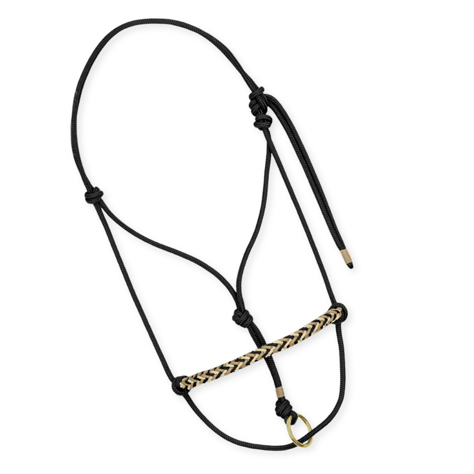 Knotenhalfter "Schwarz"