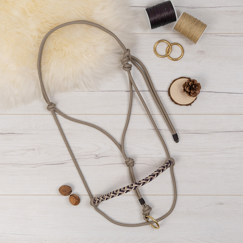 Knotenhalfter | TAUPE