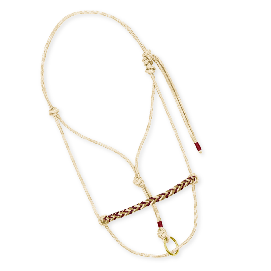 Knotenhalfter "Vanille"