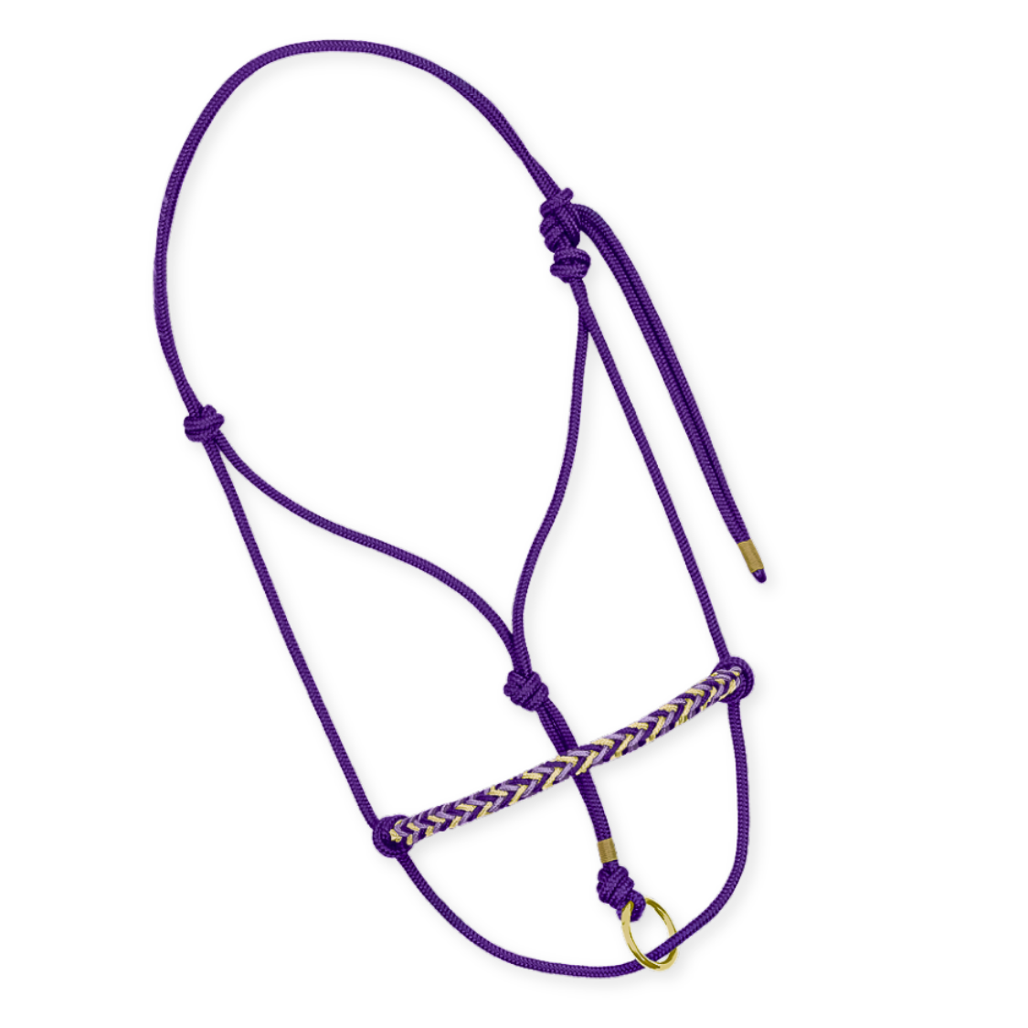 Knotenhalfter "Violett"