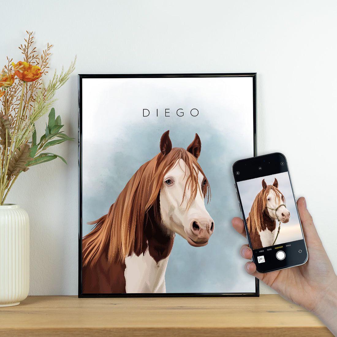 Tierportrait "Aquarell"